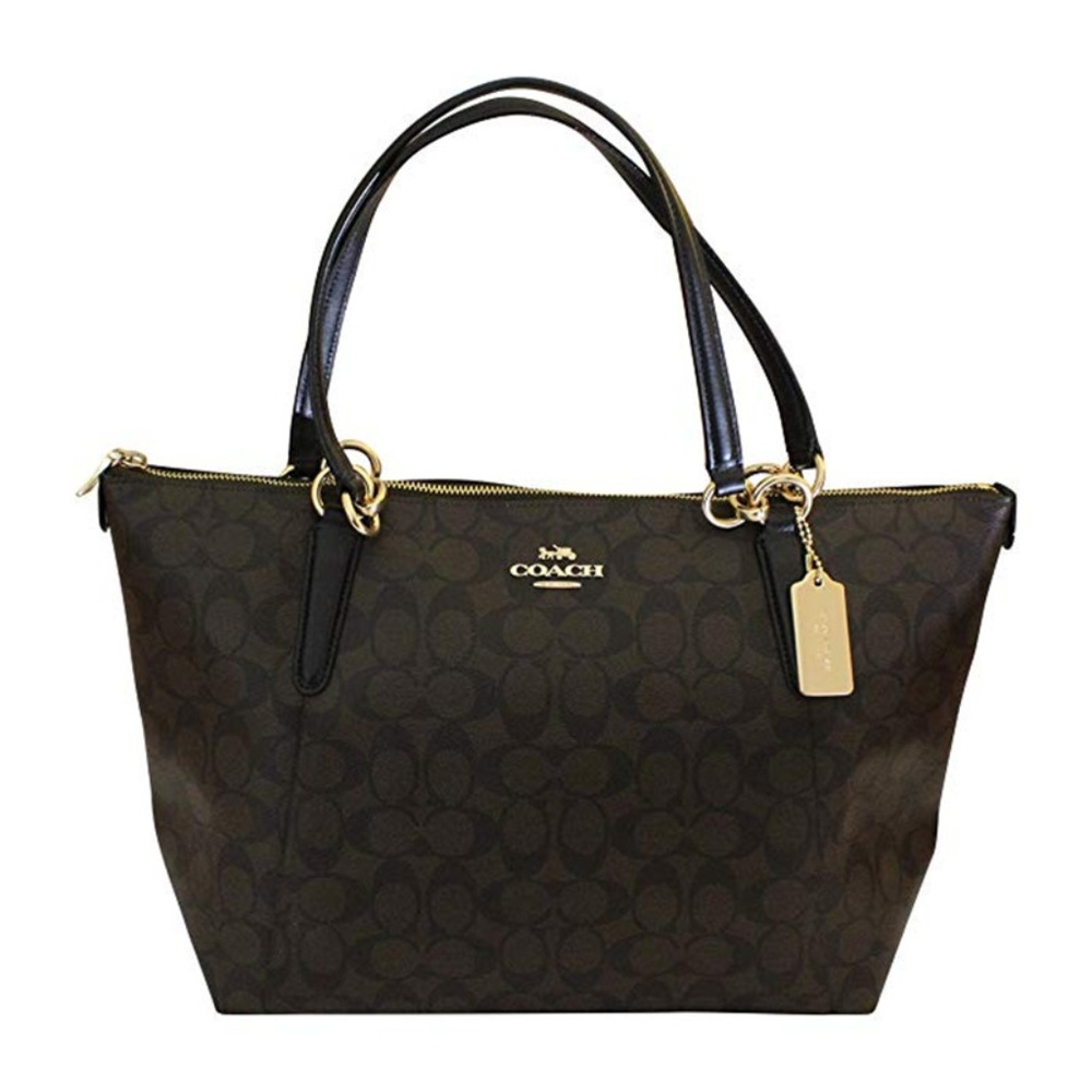 Coach Bag Ava Shopper Handbag Brown Leather Tote